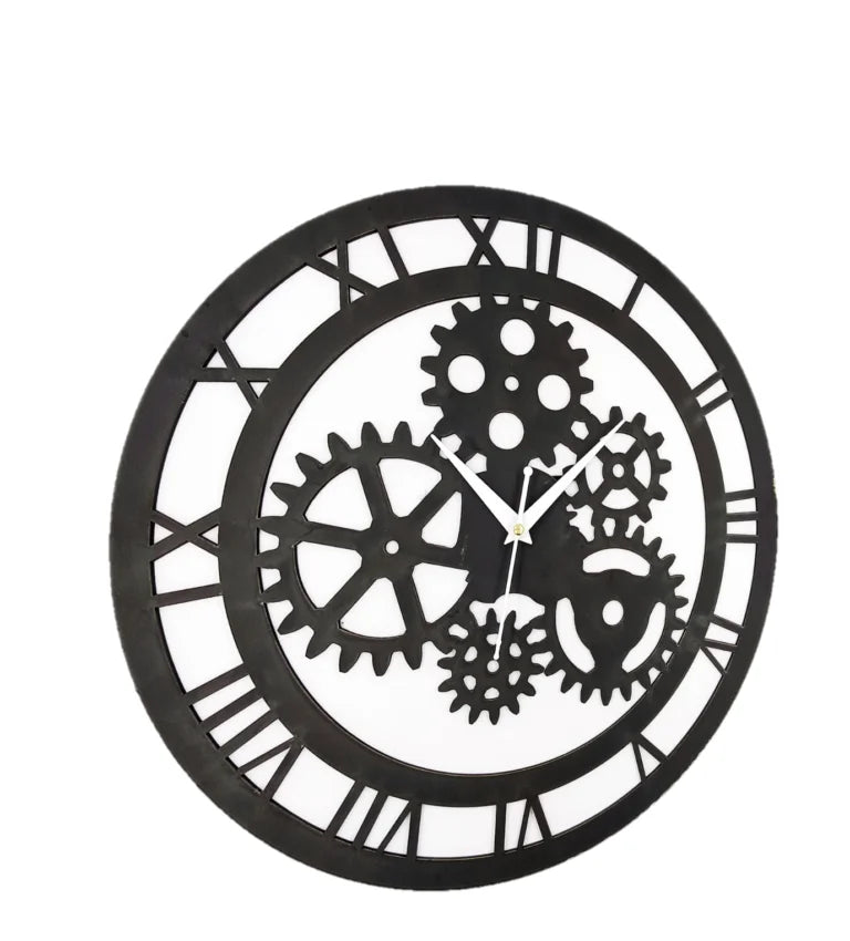 Wooden Silent Non-Ticking Wall Clock for Home Stylish Latest Designer Wall Clock for Home Living Room Bedroom Office Hall