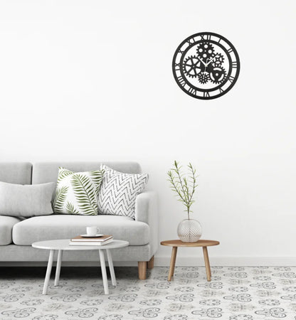 Wooden Silent Non-Ticking Wall Clock for Home Stylish Latest Designer Wall Clock for Home Living Room Bedroom Office Hall